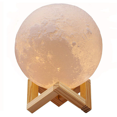 3D Colour LED Moon Night Light / Bedside Stand / Portable Lamp / Remote Control